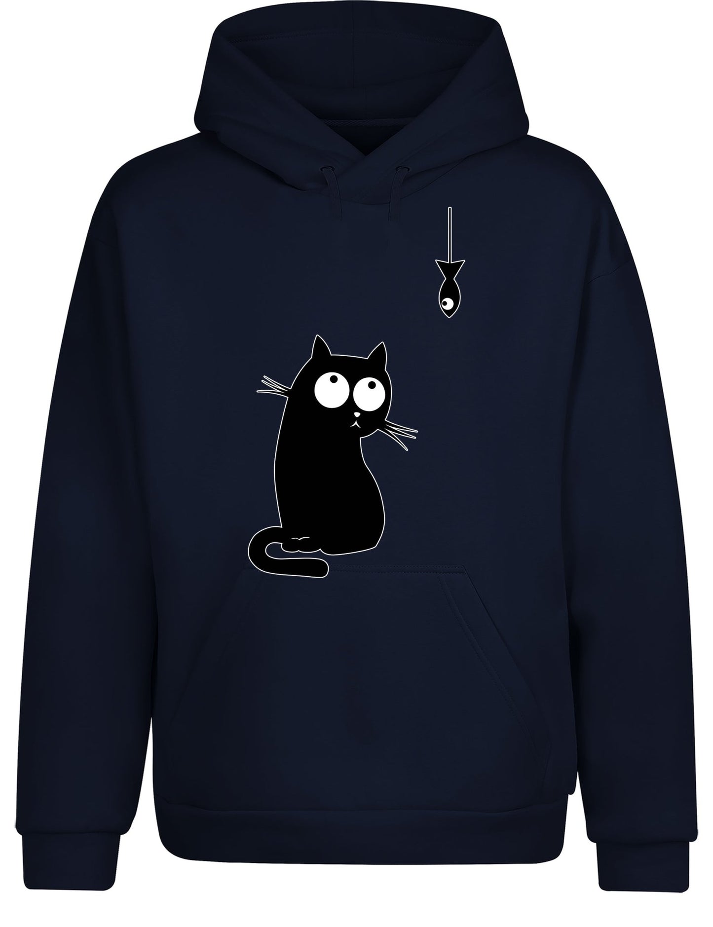 Cat Fish Hoodie Unisex - tshirtladen - Hoodie