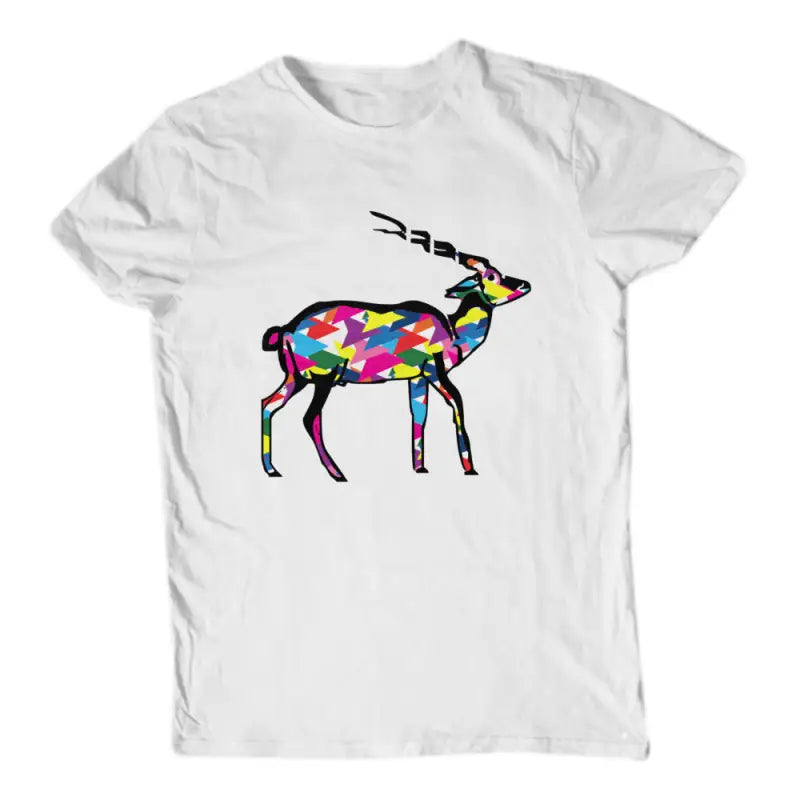 Colorful Animals T - Shirt Antilope Herren - 3XL