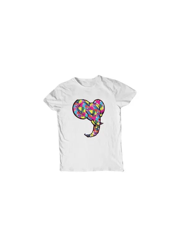 Colorful Animals T-Shirt Elefant Herren - tshirtladen - 