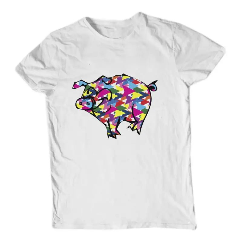 Colorful Animals T-Shirt Eule Herren - tshirtladen - 