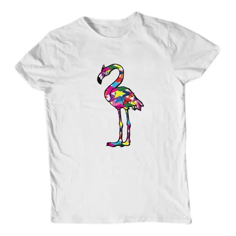 Colorful Animals T-Shirt Flamingo Herren - tshirtladen - 
