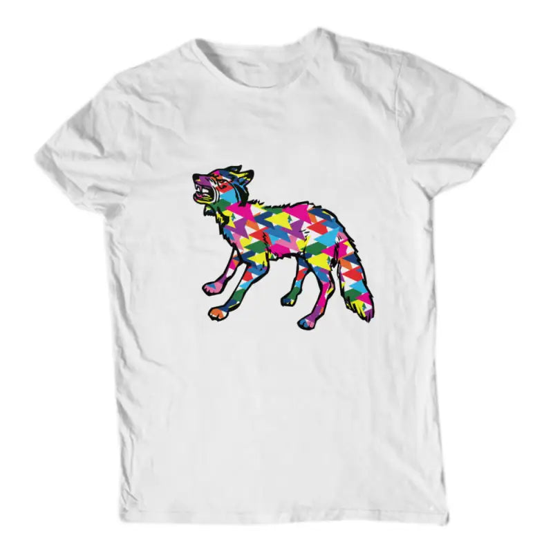 Colorful Animals T - Shirt Fuchs Herren - 3XL