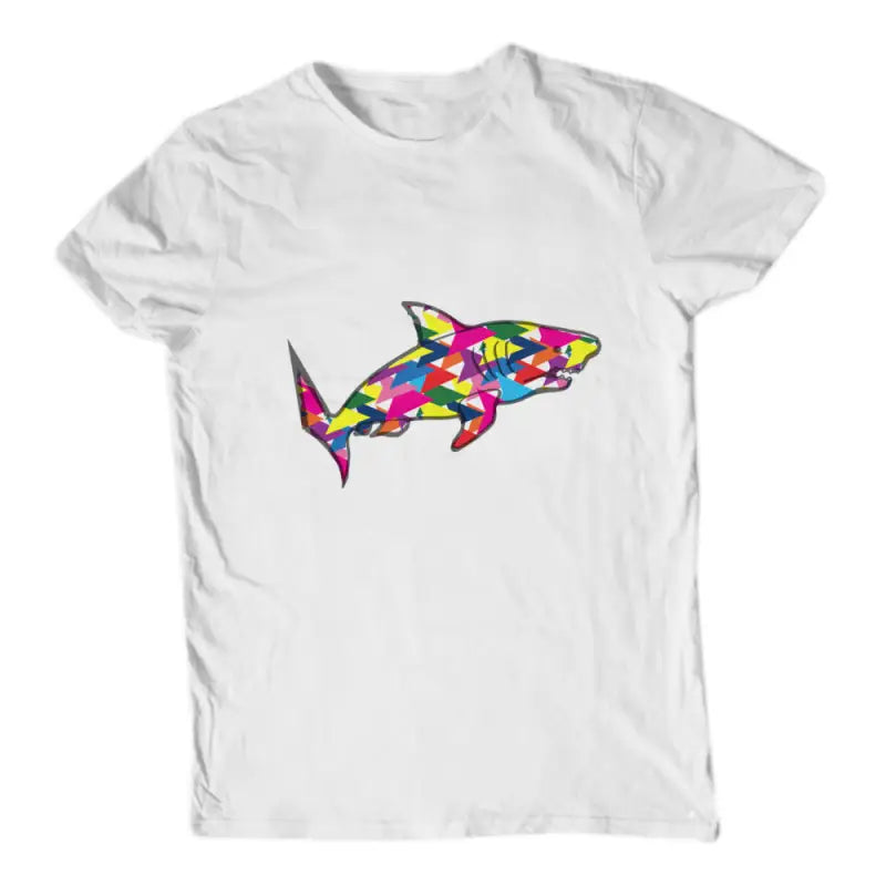 Colorful Animals T - Shirt Haifisch Herren - 3XL
