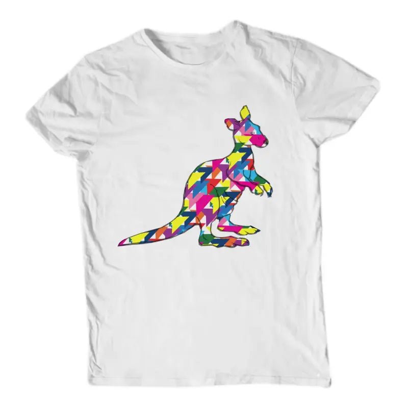 Colorful Animals T-Shirt Känguru Herren - tshirtladen - 