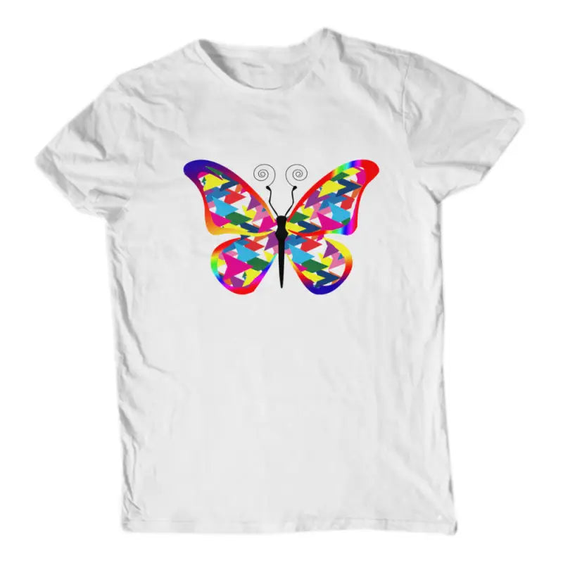 Colorful Animals T - Shirt Schmetterling Herren - 3XL