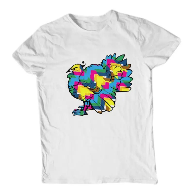 Colorful Animals T-Shirt Truthahn Herren - tshirtladen - 