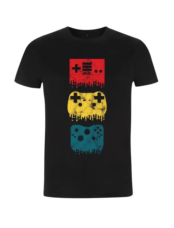 Colorful Melting Controllers Gamer T-Shirt - tshirtladen - 
