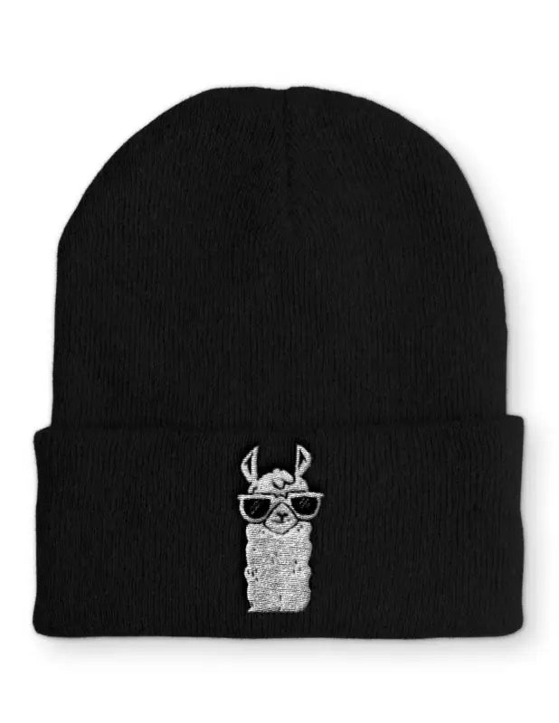 
                      
                        Cool Lama Wintermütze Spruchmütze Beanie perfekt für die kalte Jahreszeit - Schwarz
                      
                    