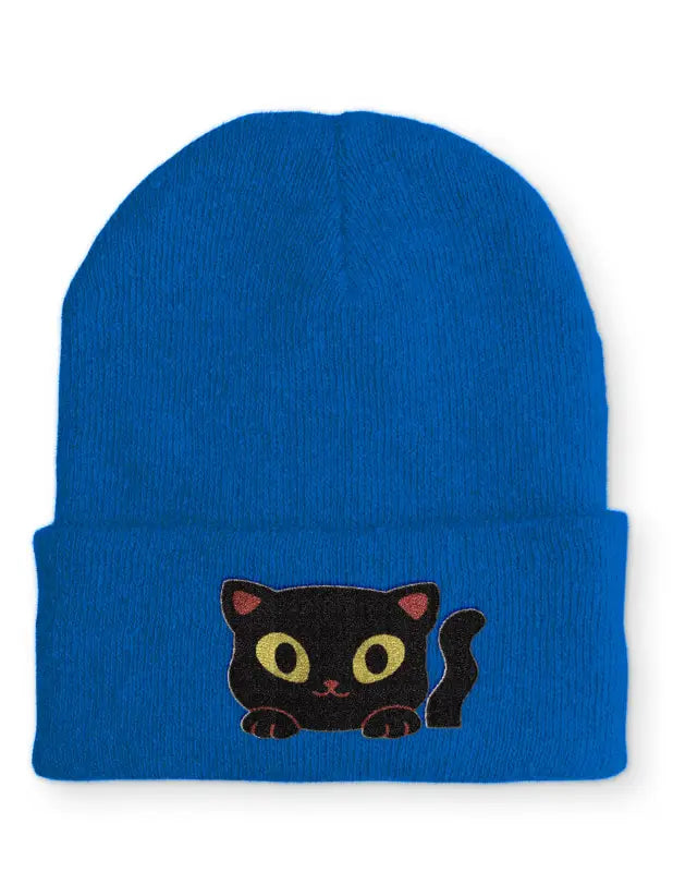 Cute Cat Statement Beanie Mütze mit Spruch - Royal