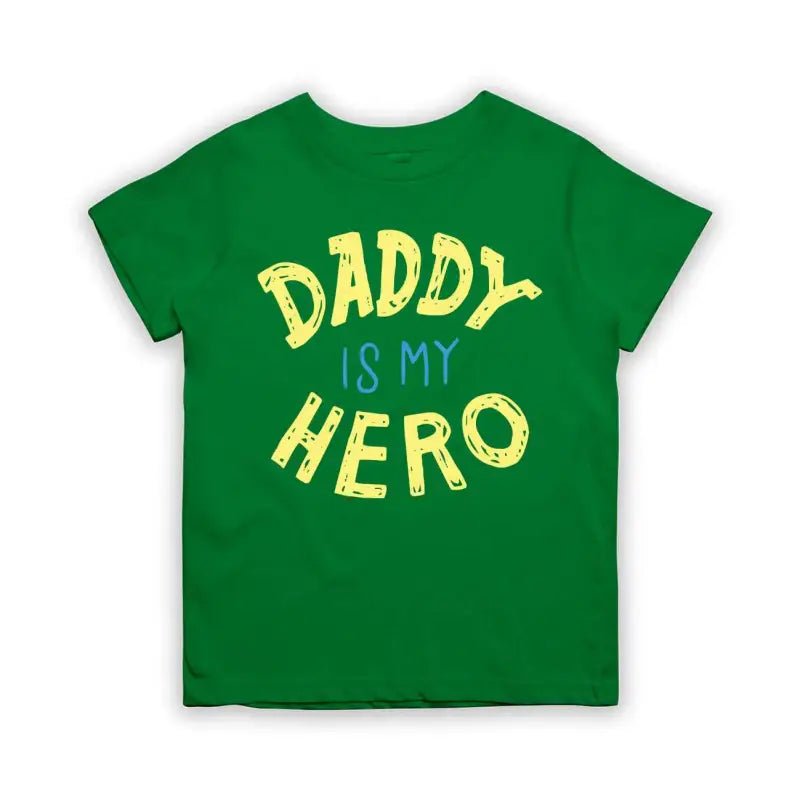 Daddy is my hero Kinder T-Shirt - tshirtladen - 