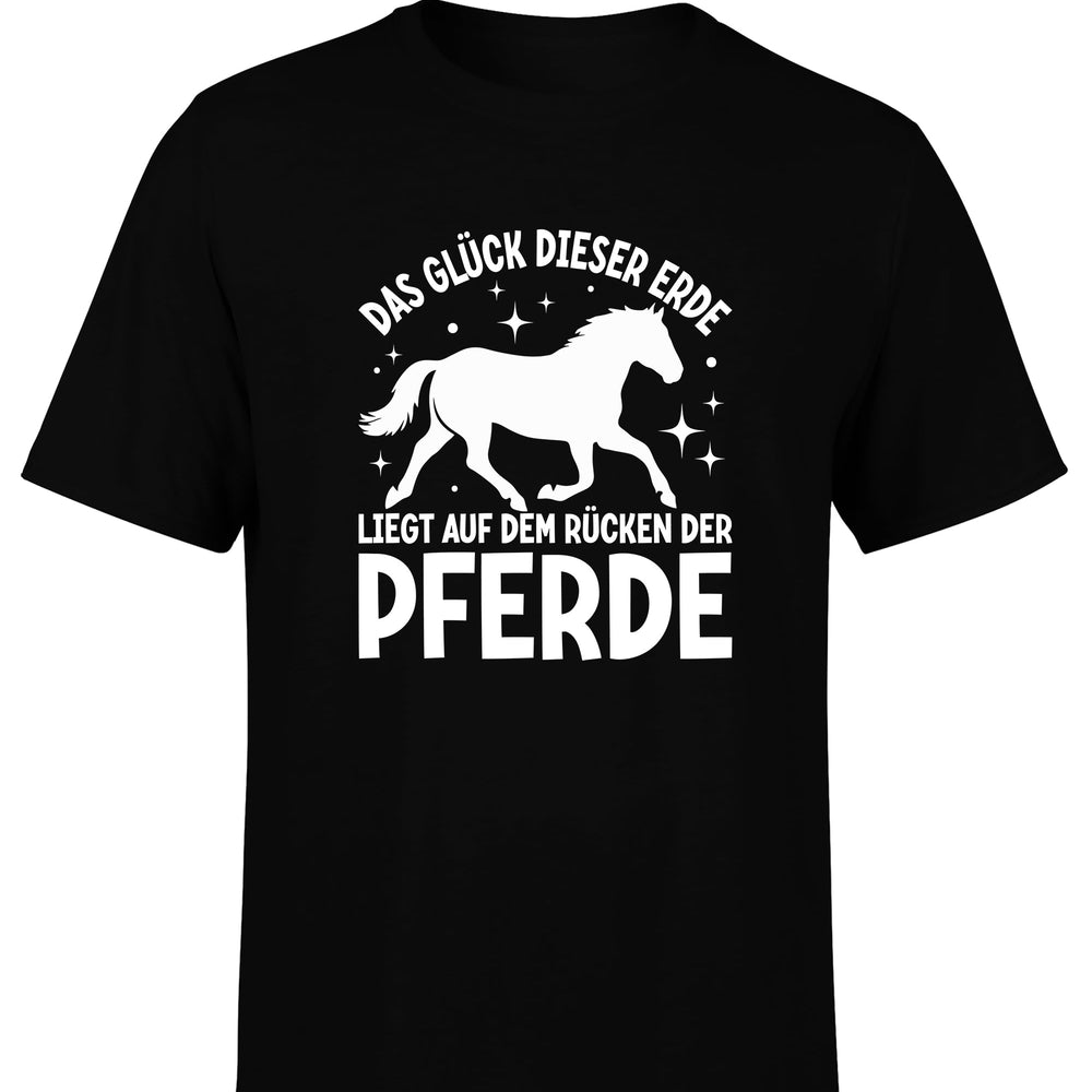 
                      
                        Das Glück dieser Erde liegt auf dem Rücken der Pferde Statement Herren T-Shirt - tshirtladen
                      
                    