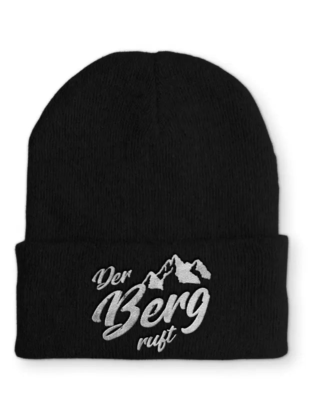 
                      
                        Der Berg ruft Beanie perfekt für die kalte Jahreszeit - Black
                      
                    