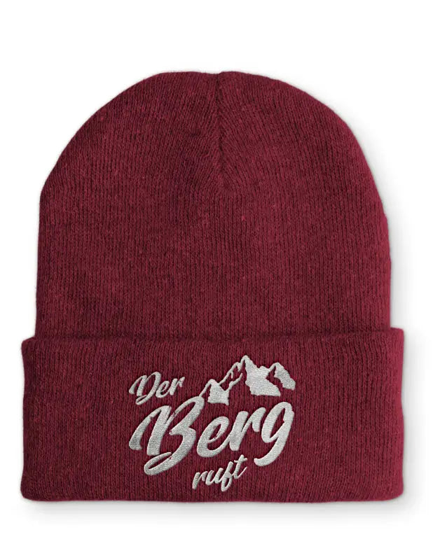 
                  
                    Der Berg ruft Beanie perfekt für die kalte Jahreszeit - Bordeaux
                  
                