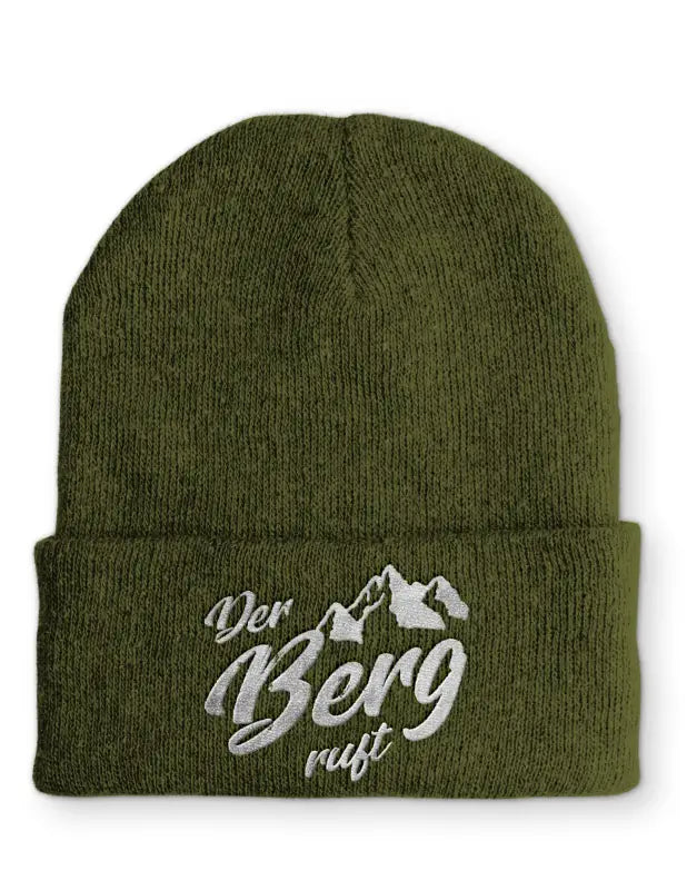 
                      
                        Der Berg ruft Beanie perfekt für die kalte Jahreszeit - Olive
                      
                    