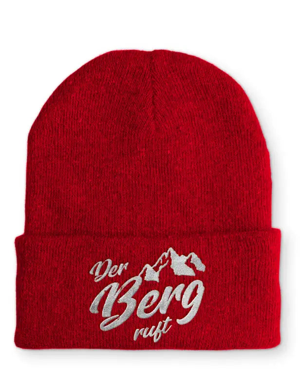 
                  
                    Der Berg ruft Beanie perfekt für die kalte Jahreszeit - Rot
                  
                