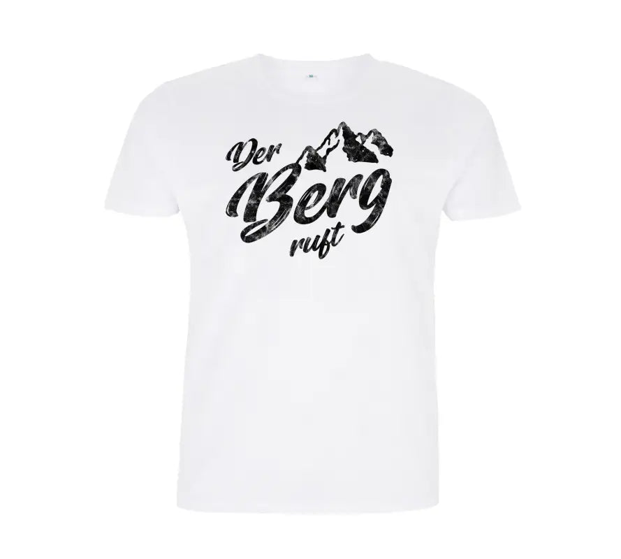 Der Berg Ruft Bergsteiger Herren T-Shirt - tshirtladen - 