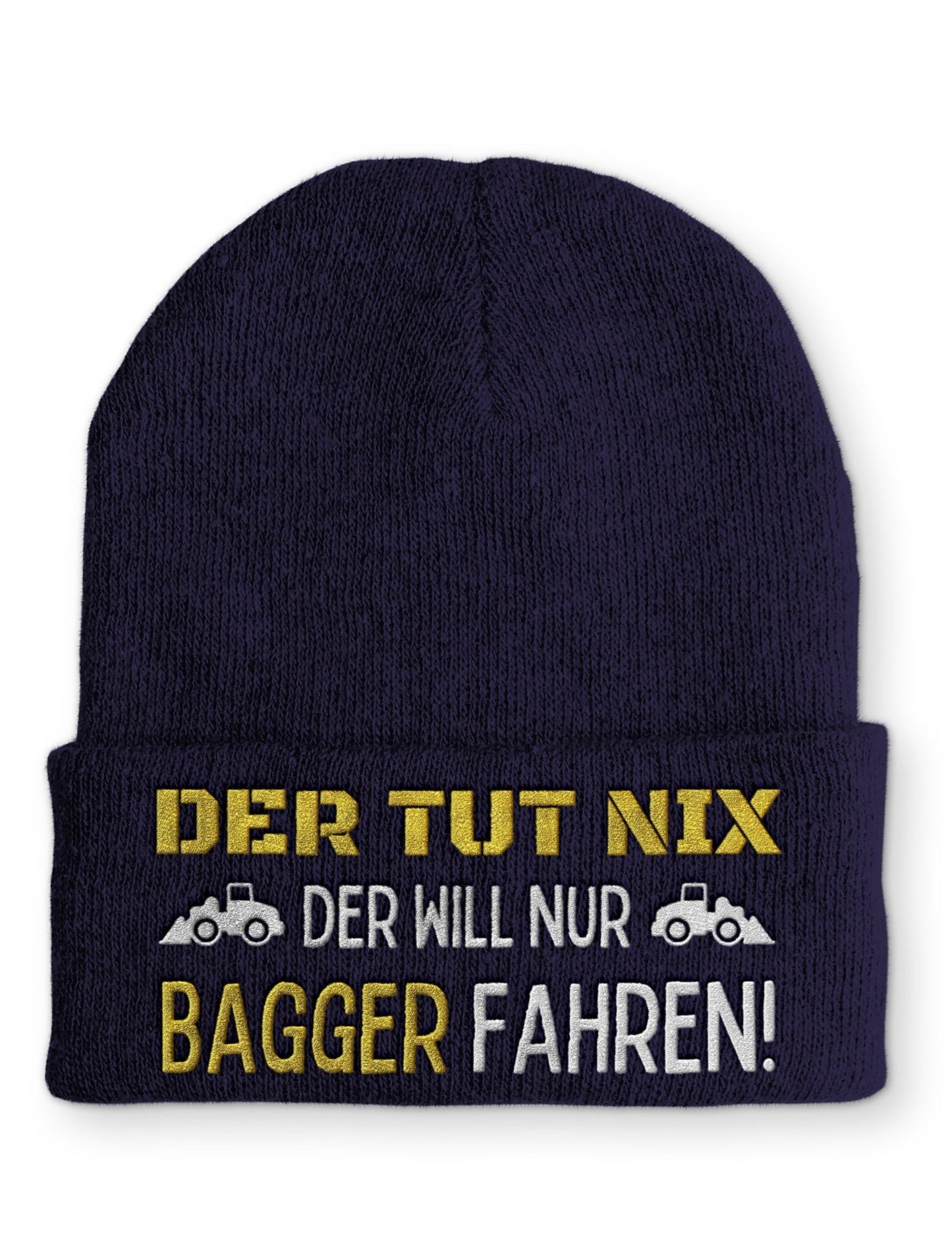 Der tut nix der will nur Bagger fahren Beanie Mütze mit Spruch - tshirtladen - Mütze