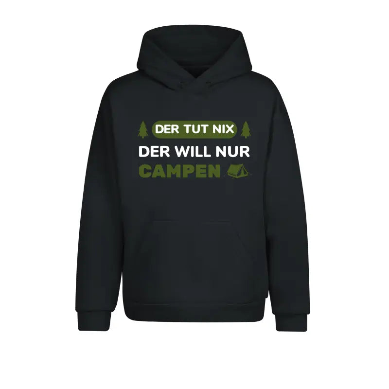 
                  
                    Der tut nix will nur campen Statement Hoodie Unisex - XS / Charcoal Heather
                  
                