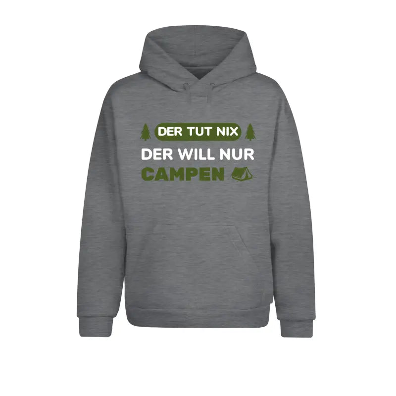 
                  
                    Der tut nix will nur campen Statement Hoodie Unisex - XS / Sports Grey
                  
                