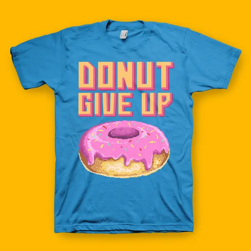 Donut Give Up Herren T-Shirt - tshirtladen - 