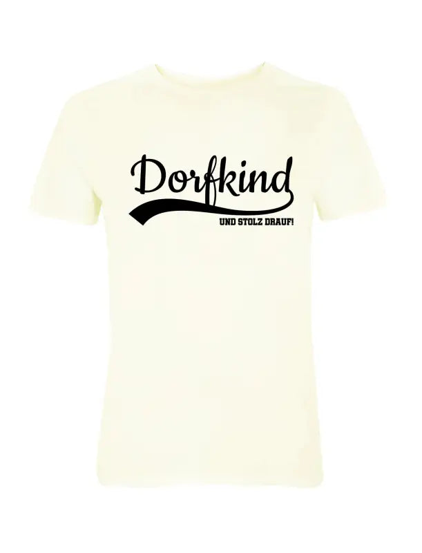 Dorfkind und stolz drauf! Herren T - Shirt - S / Stone Wash White