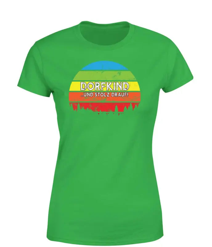 Dorfkind ... und stolz drauf! Retro T-Shirt Damen