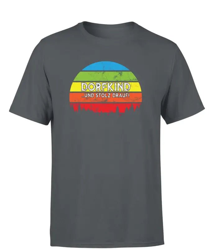 Dorfkind ...und stolz drauf! Retro T-Shirt Herren - tshirtladen - 