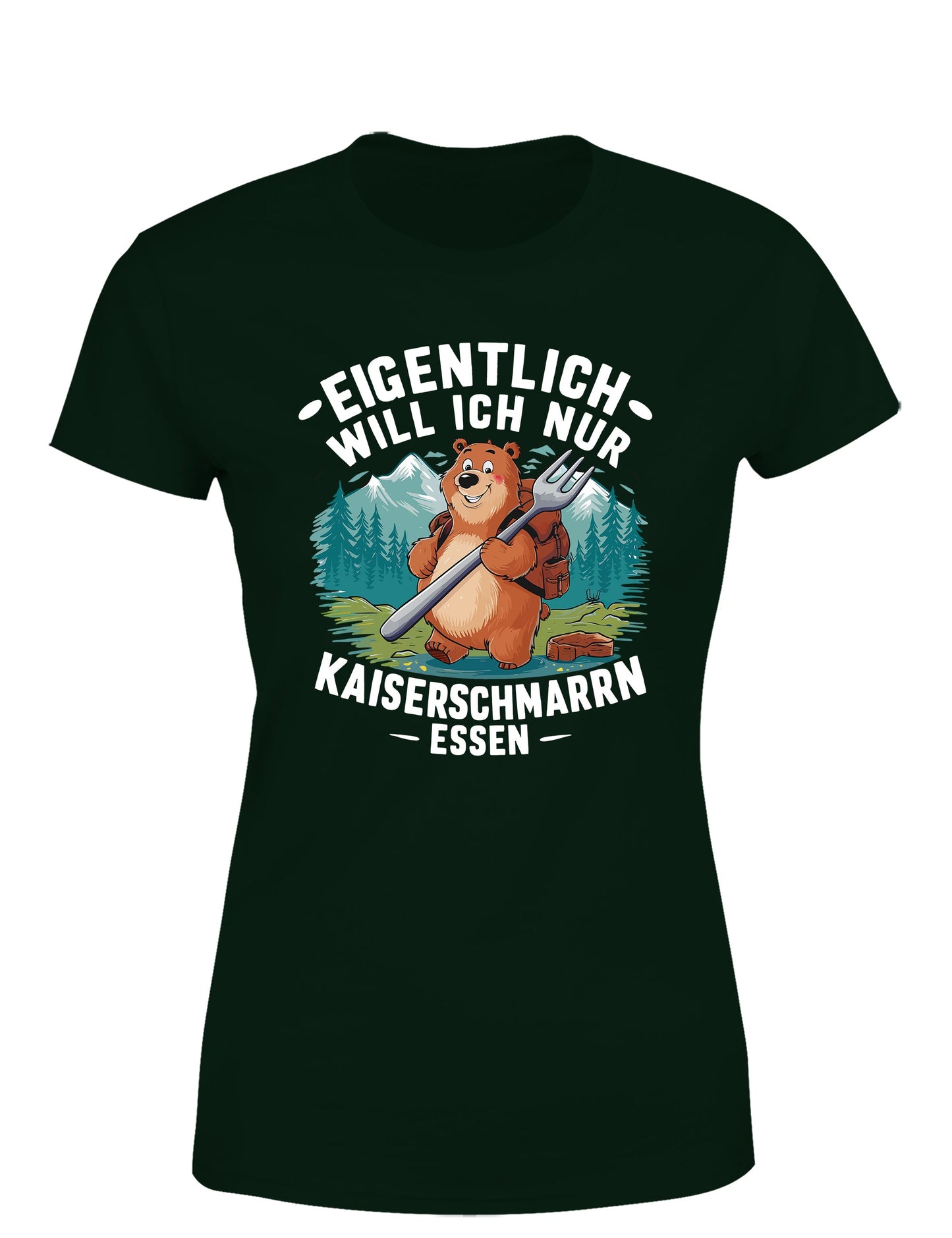 Eigentlich will ich nur Kaiserschmarrn essen Damen T-Shirt - tshirtladen