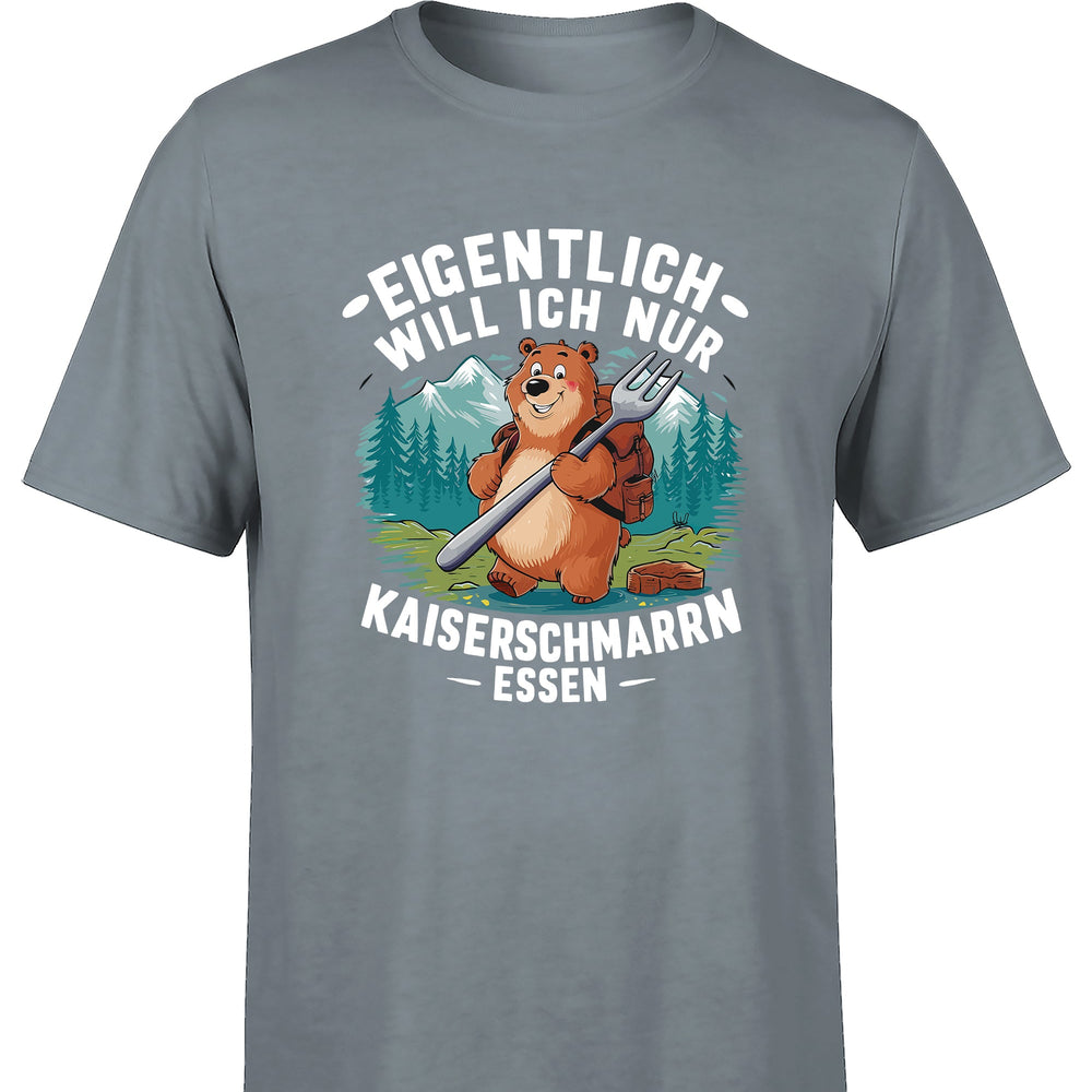 
                      
                        Eigentlich will ich nur Kaiserschmarrn Herren T-Shirt - tshirtladen
                      
                    