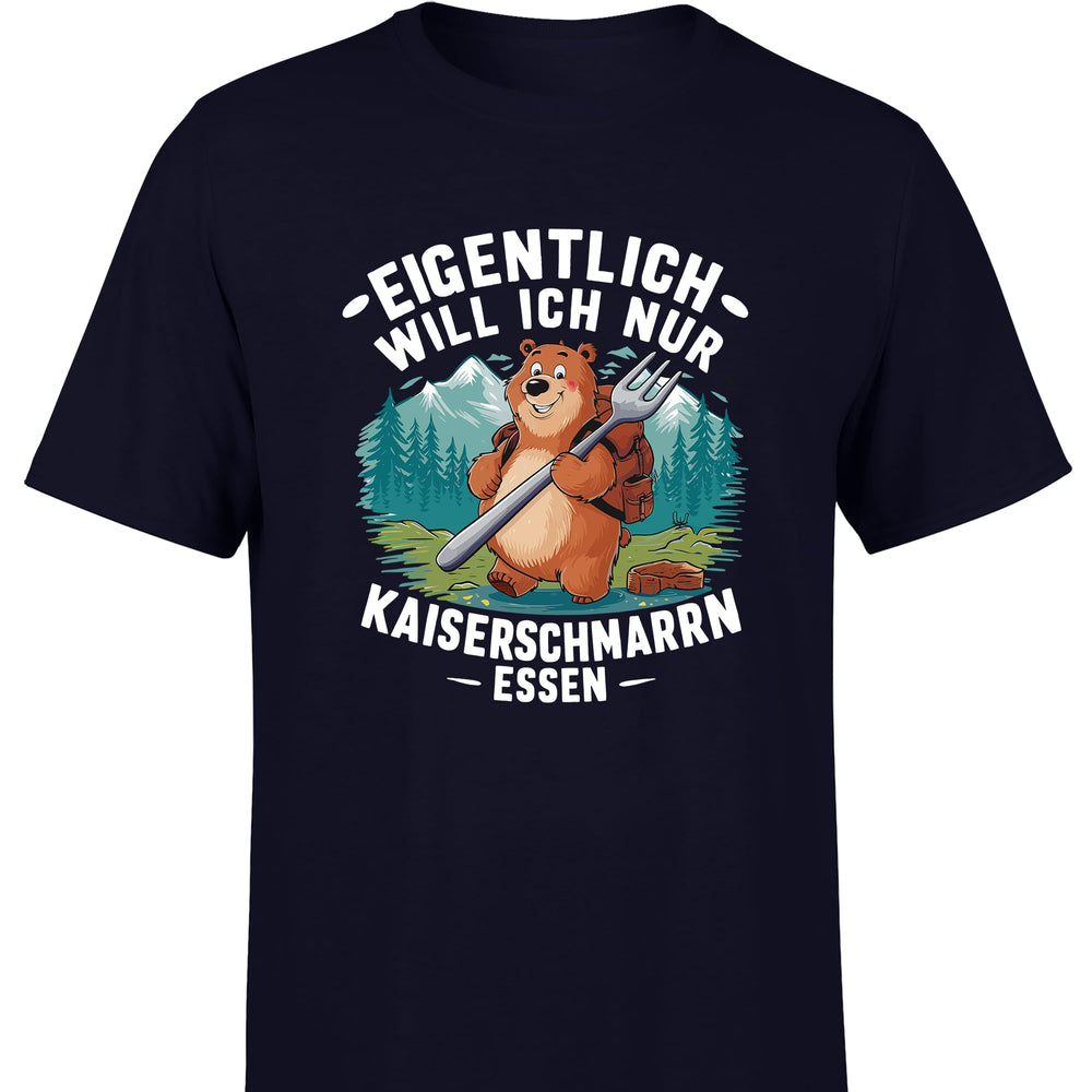 
                      
                        Eigentlich will ich nur Kaiserschmarrn Herren T-Shirt - tshirtladen
                      
                    