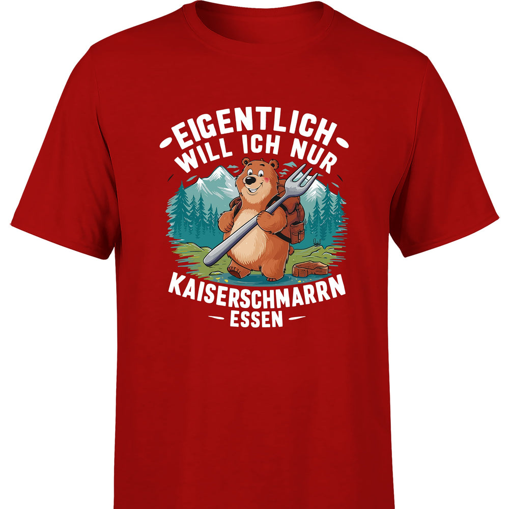 
                      
                        Eigentlich will ich nur Kaiserschmarrn Herren T-Shirt - tshirtladen
                      
                    