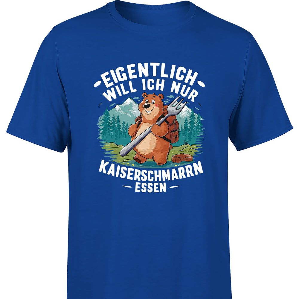 
                      
                        Eigentlich will ich nur Kaiserschmarrn Herren T-Shirt - tshirtladen
                      
                    