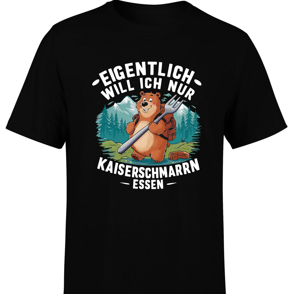 
                      
                        Eigentlich will ich nur Kaiserschmarrn Herren T-Shirt - tshirtladen
                      
                    