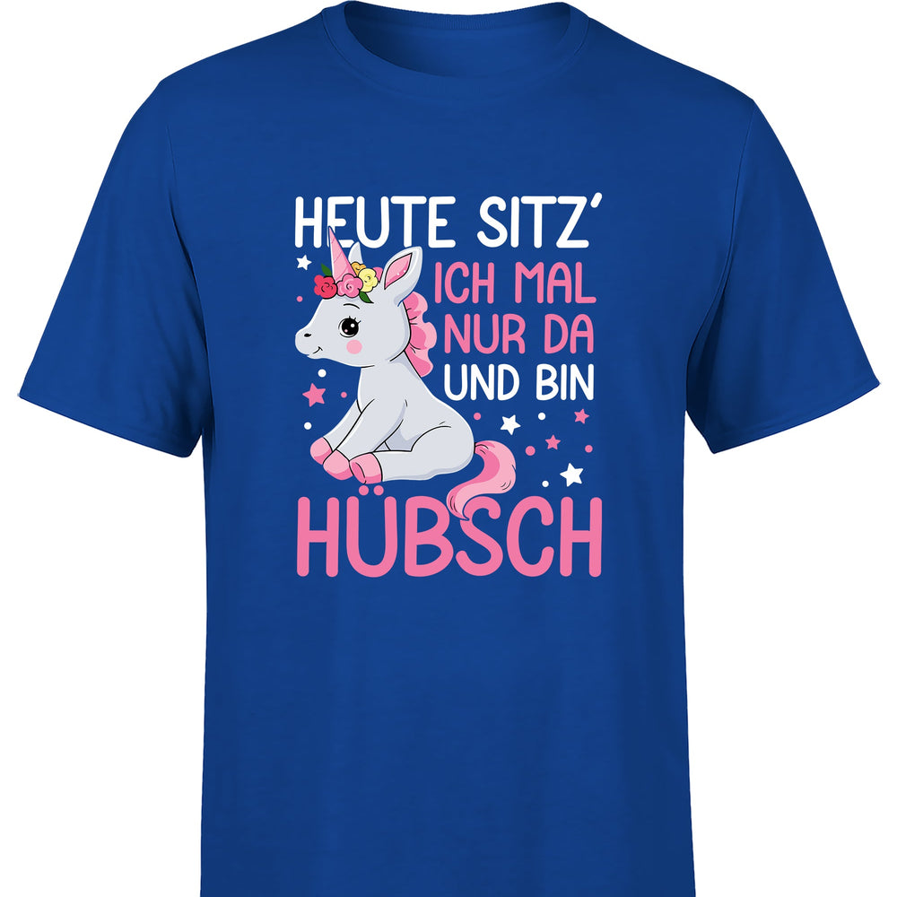 
                      
                        Einhörner heute sitz´ ich mal nur da und bin hübsch Herren T-Shirt - S / Royal - T-Shirt
                      
                    