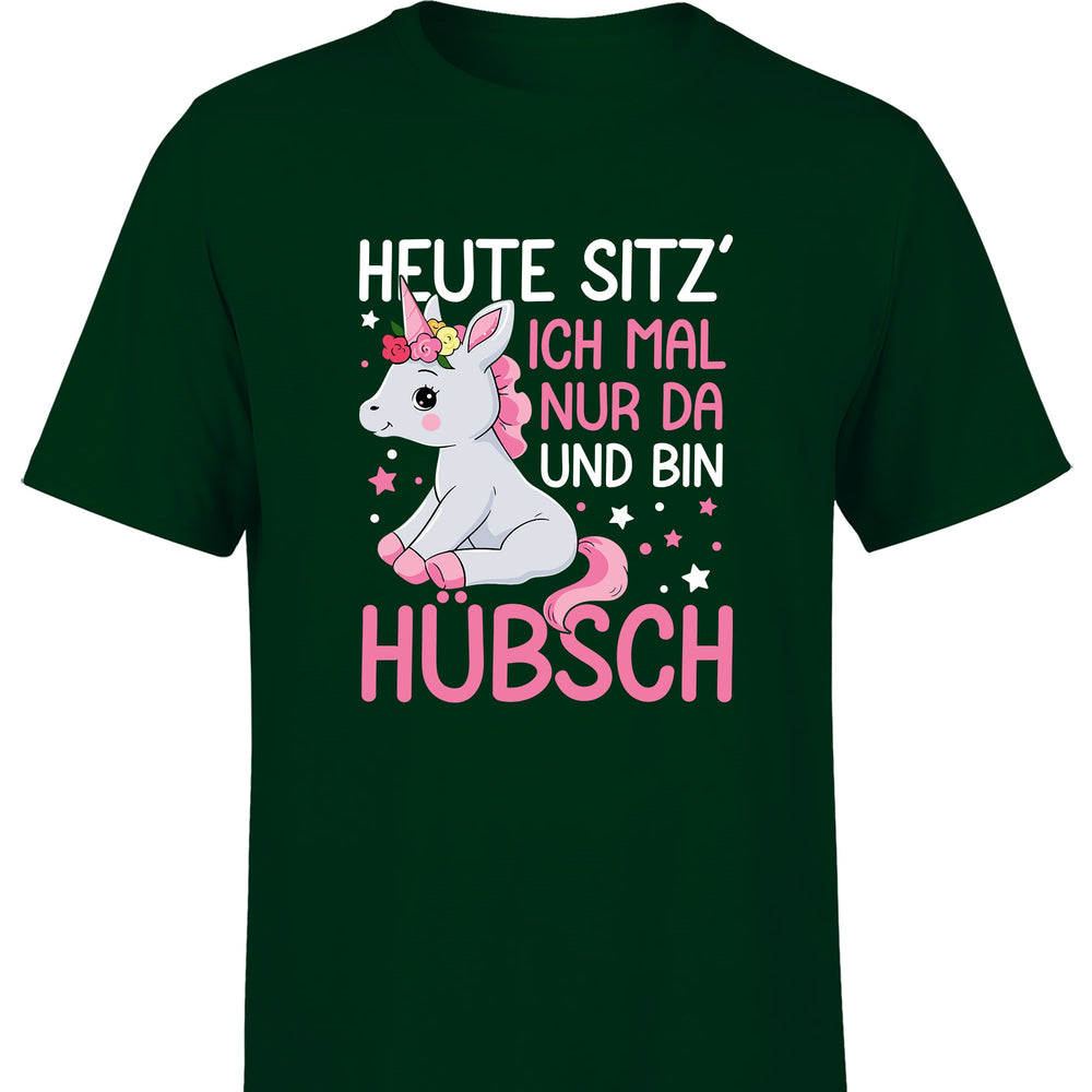 
                      
                        Einhörner heute sitz´ ich mal nur da und bin hübsch Herren T-Shirt - S / Dunkelgrün - T-Shirt
                      
                    