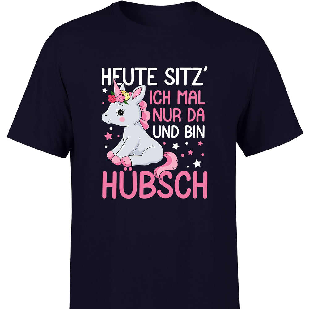 
                      
                        Einhörner heute sitz´ ich mal nur da und bin hübsch Herren T-Shirt - S / Navy - T-Shirt
                      
                    