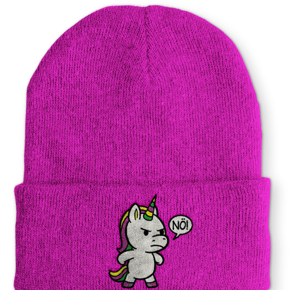 
                  
                    Einhorn Nö Beanie Mütze mit Spruch - Pink - Mütze
                  
                