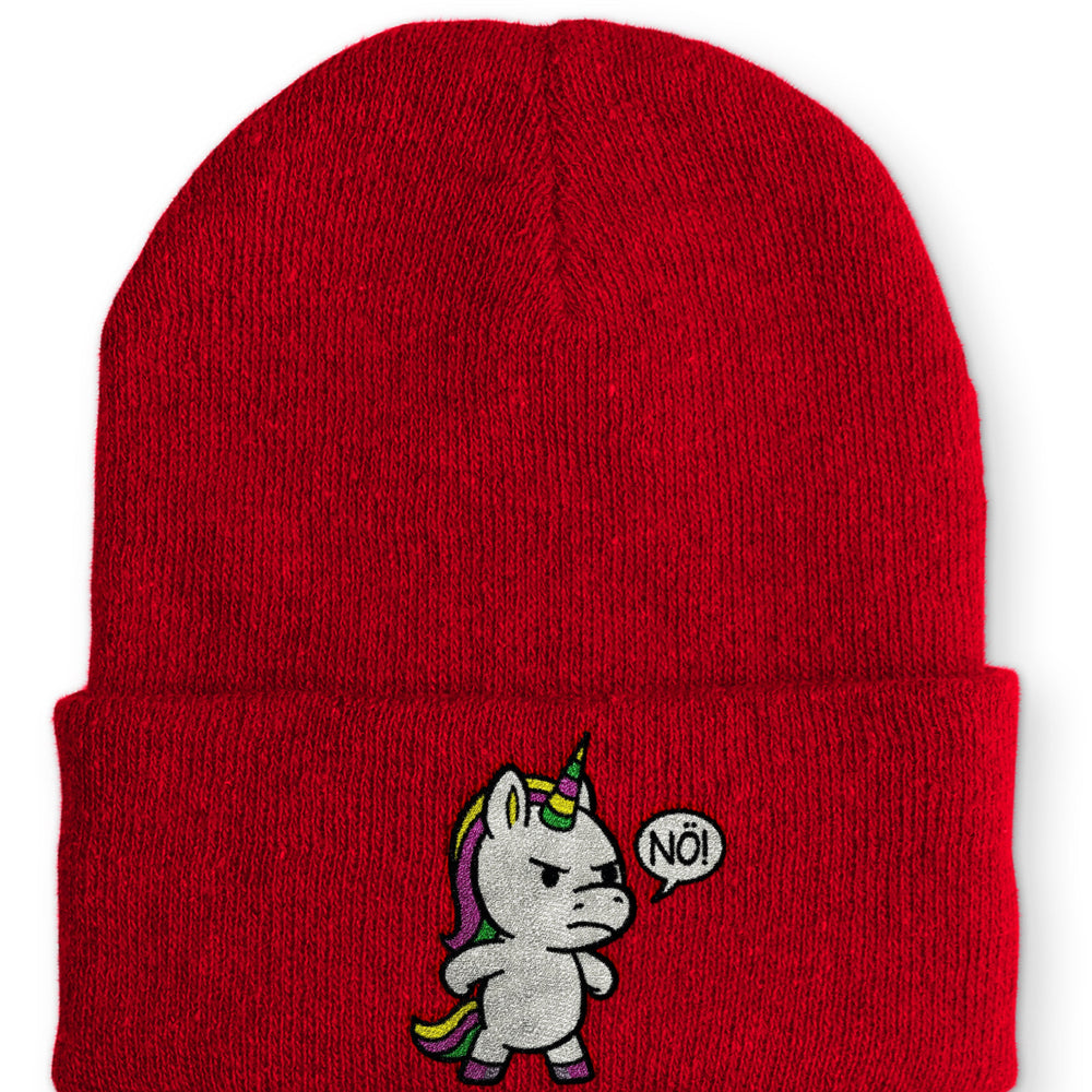 
                  
                    Einhorn Nö Beanie Mütze mit Spruch - Rot - Mütze
                  
                