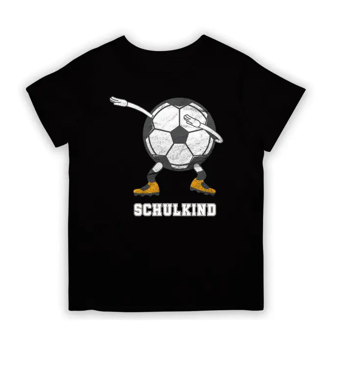 
                      
                        Einschulung Dabbing Fußball Schulkind T - Shirt Kinder - 104 - 110 / Schwarz
                      
                    