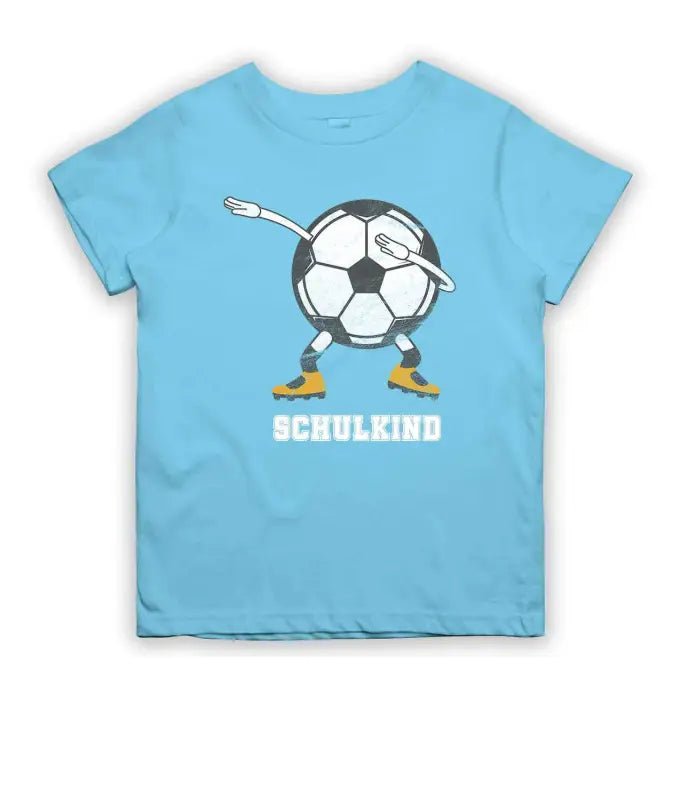 Einschulung Dabbing Fußball Schulkind T-Shirt Kinder - tshirtladen - 