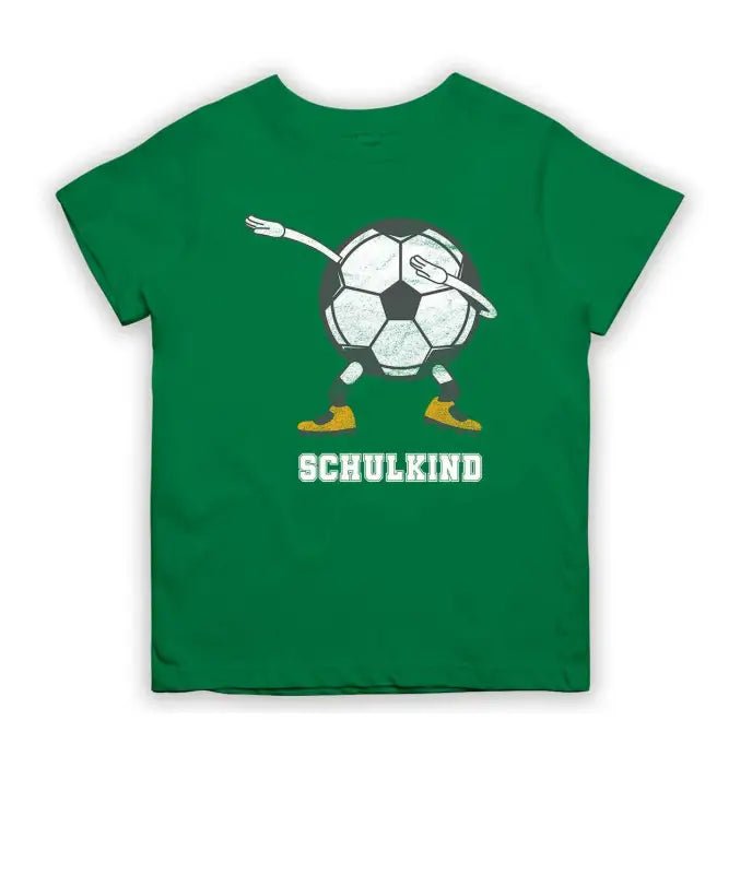 Einschulung Dabbing Fußball Schulkind T-Shirt Kinder - tshirtladen - 