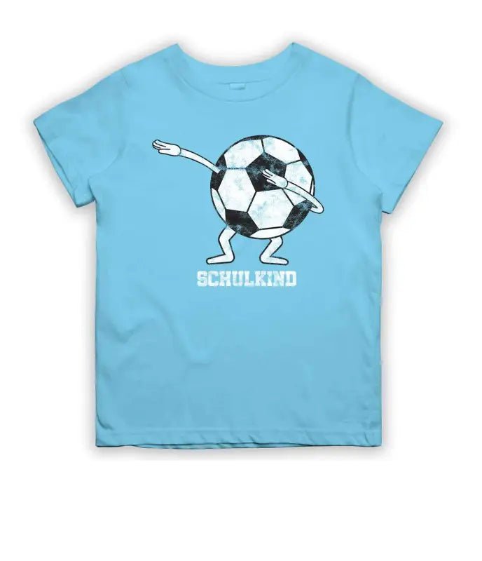 Einschulung Dabbing Fußball Schulkind T-Shirt Kinder - tshirtladen - 