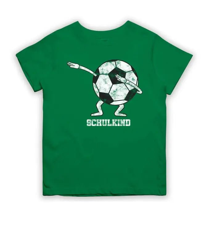 Einschulung Dabbing Fußball Schulkind T-Shirt Kinder - tshirtladen - 