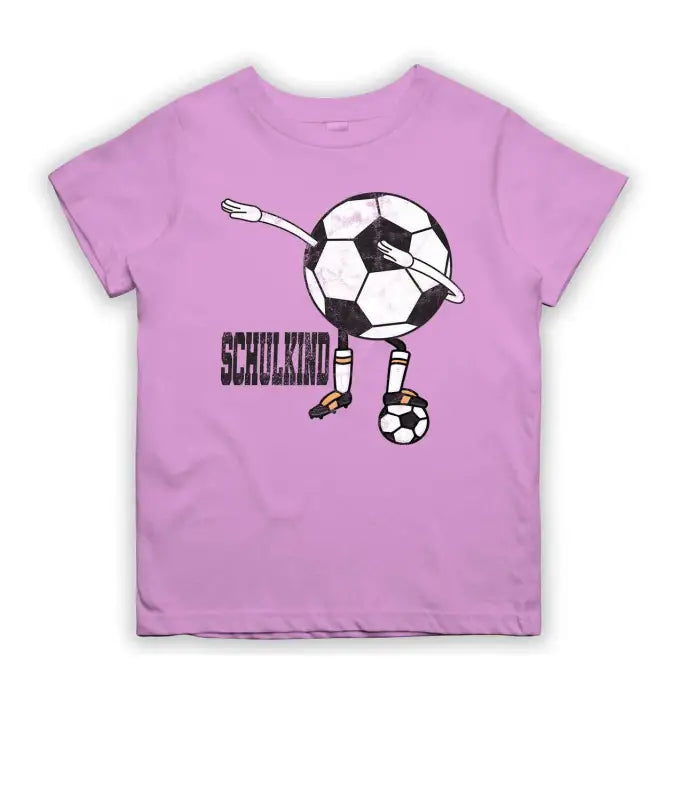 Einschulung Dabbing Fußball Schulkind T-Shirt Kinder v2