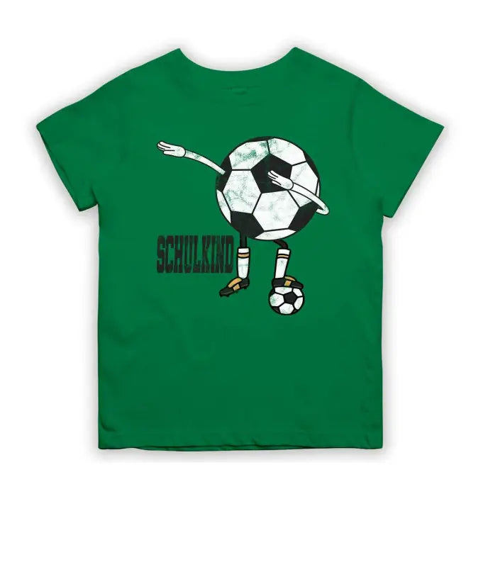 Einschulung Dabbing Fußball Schulkind T-Shirt Kinder v2