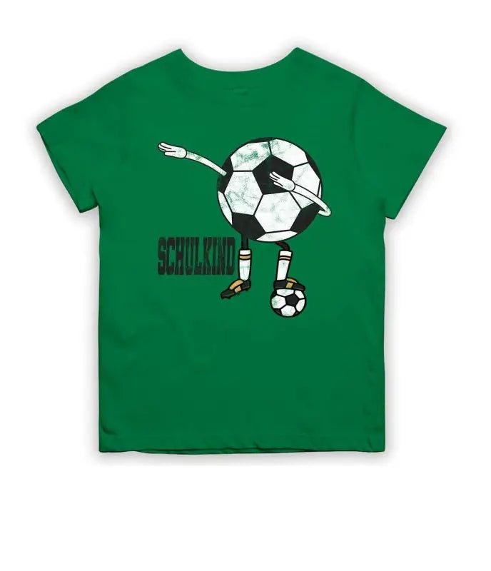 Einschulung Dabbing Fußball Schulkind T-Shirt Kinder v2 - tshirtladen - 