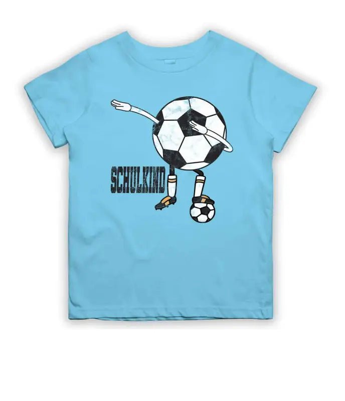 Einschulung Dabbing Fußball Schulkind T-Shirt Kinder v2 - tshirtladen - 