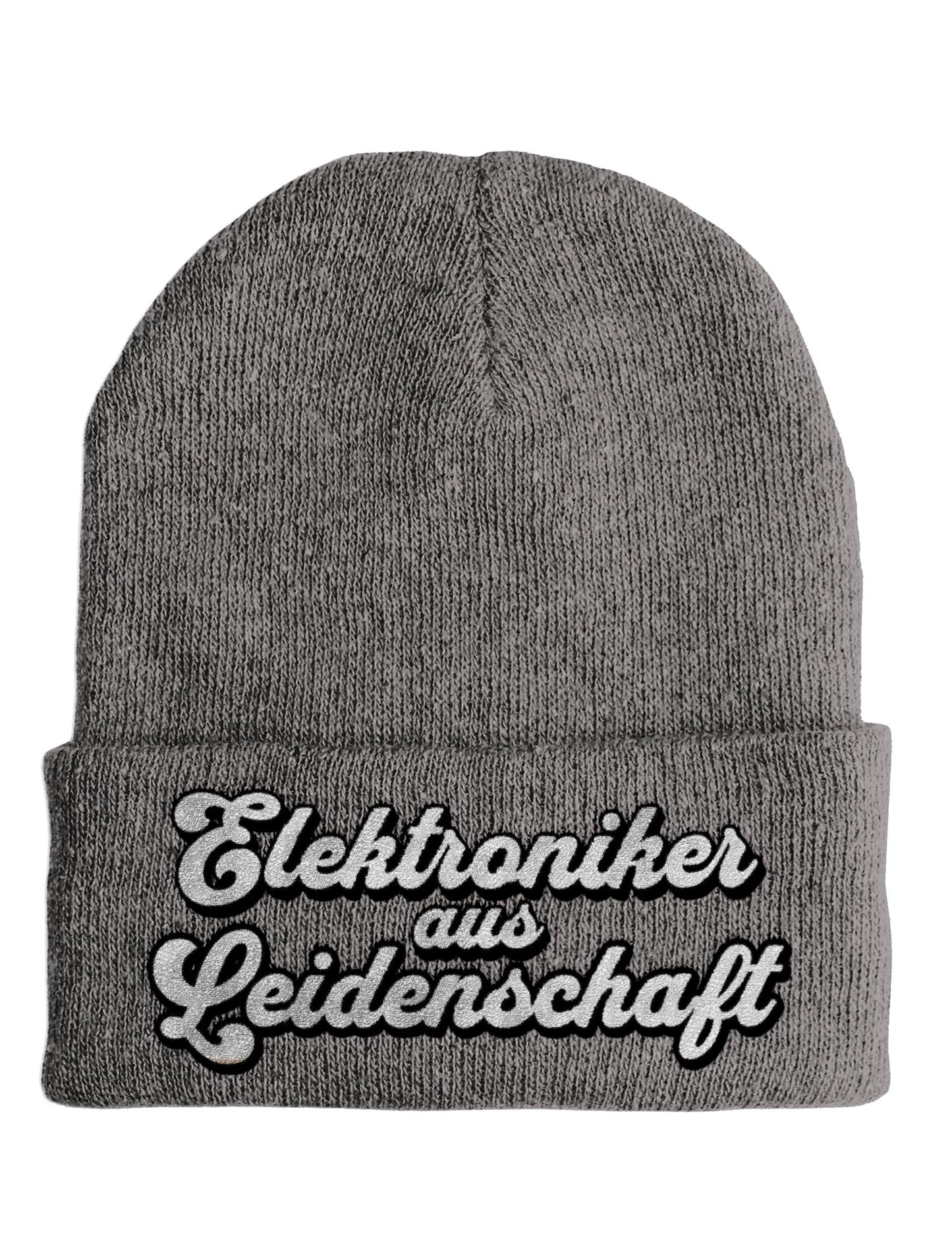 Elektroniker aus Leidenschaft - Beanie - Mütze mit Spruch - tshirtladen - Mütze