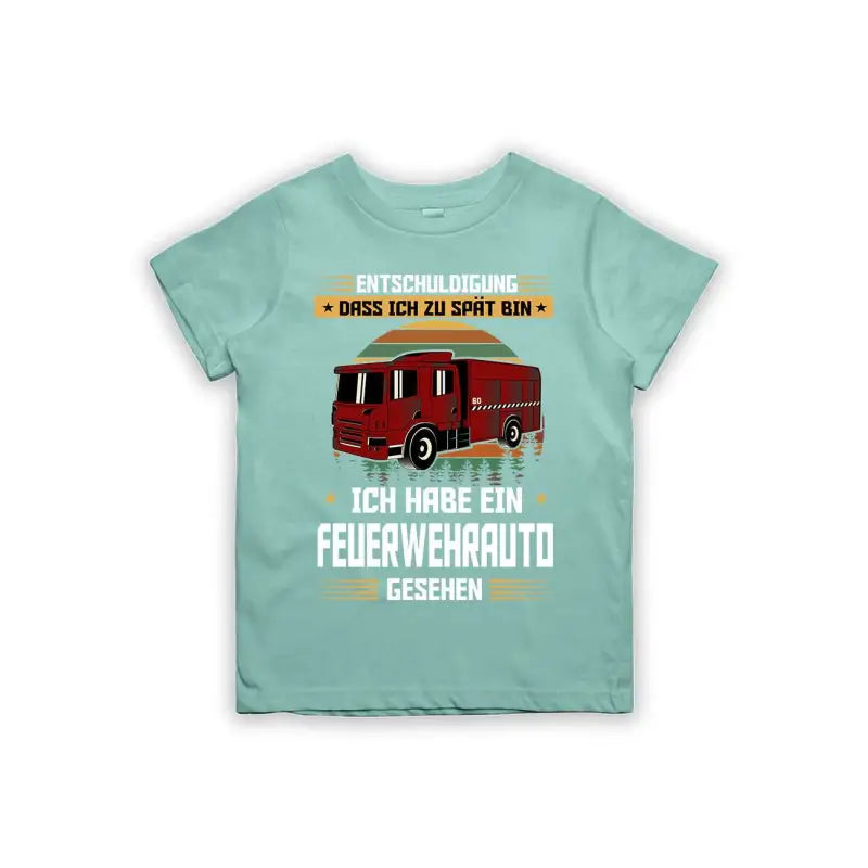 
                      
                        Entschuldigung dass ich zu spät bin... ich habe ein Feuerwehrauto gesehen Kinder T-Shirt
                      
                    