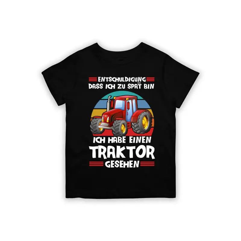 
                      
                        Entschuldigung dass ich zu spät bin... habe einen Traktor gesehen Kinder T - Shirt - 92 - 98 / Schwarz
                      
                    